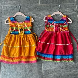 2 Mexican toddler dresses